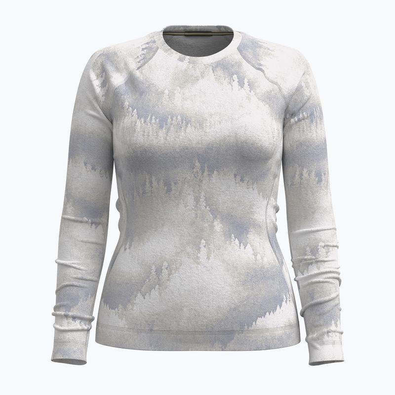 Women's Smartwool Merino 250 Baselayer Crew Boxed Thermo-Longsleeve hellgrau neblige Kiefern 3