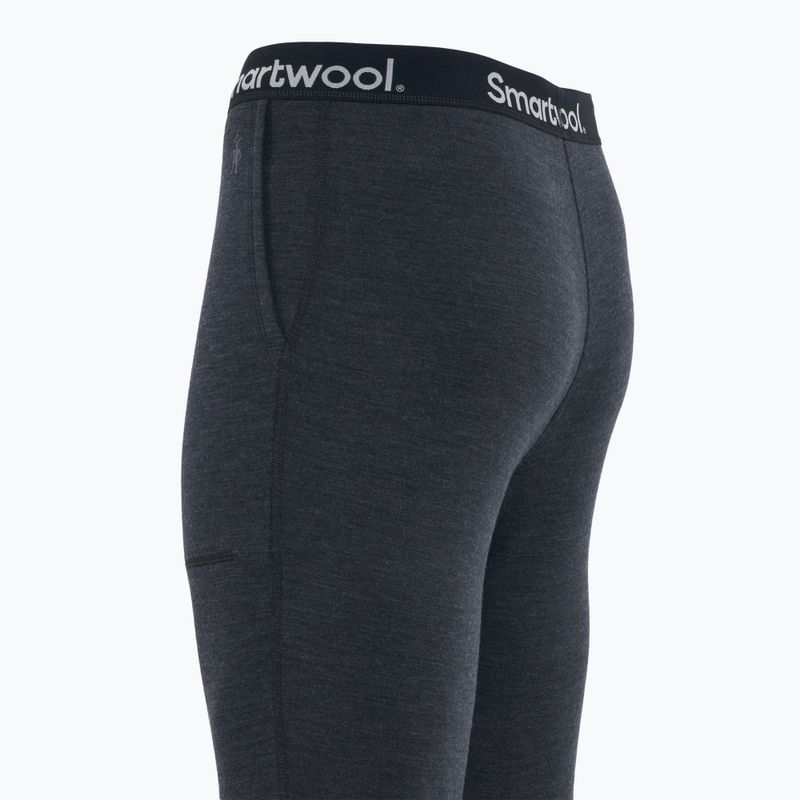 Thermo Hose Smartwool Thermal Merino Jogger charcoal heather 3