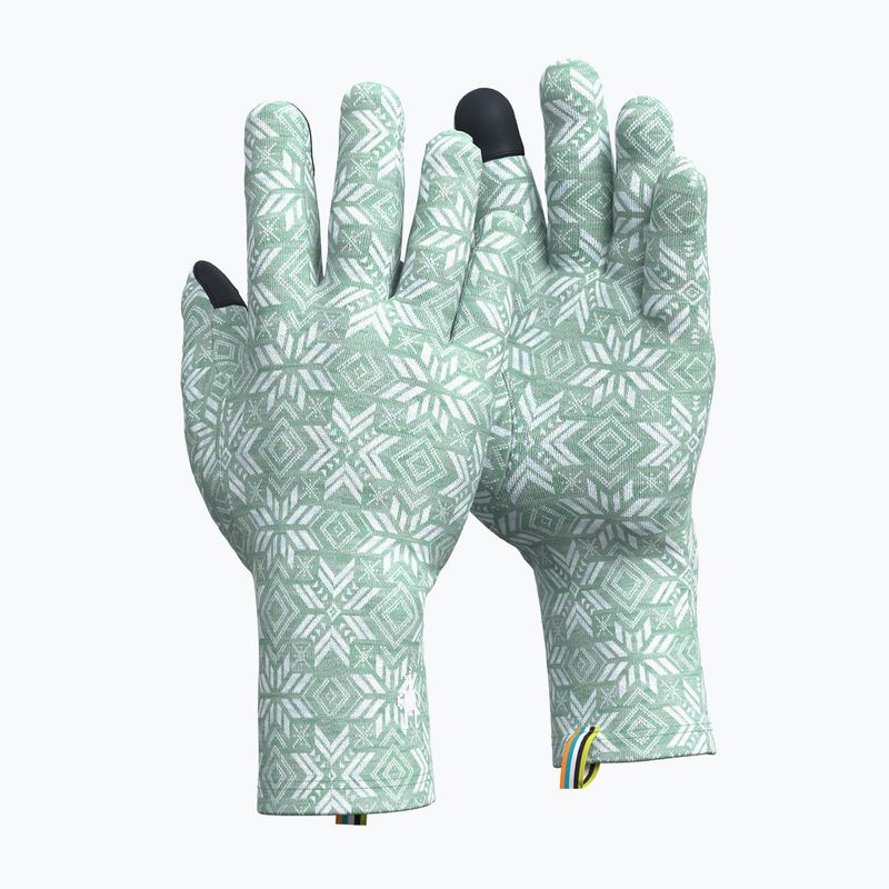 Trekking Handschuhe Smartwool Thermal Merino arctic green digi snow