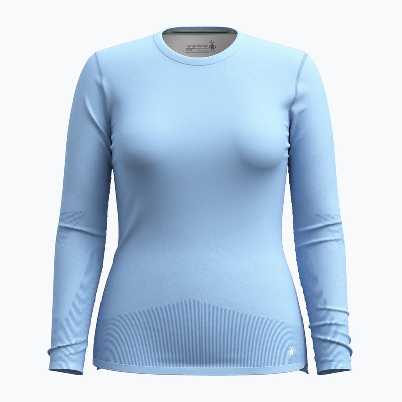 Damen-Thermoaktivshirt Smartwool Intraknit Thermal Merino Baselayer Crew serene blue/white 3