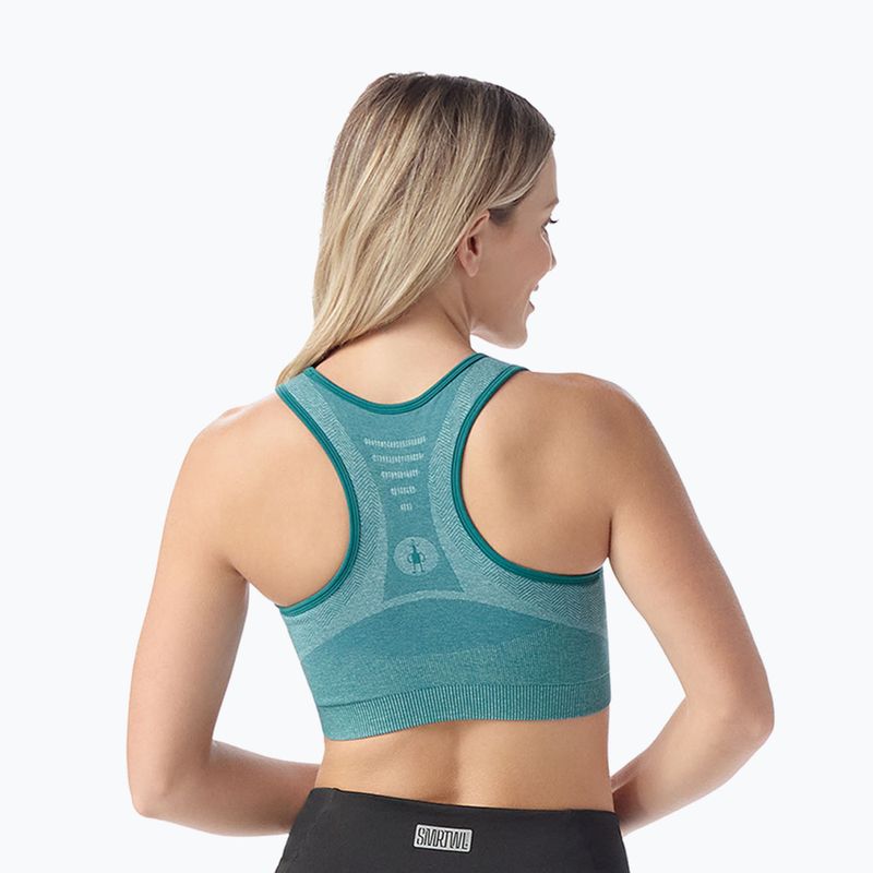 Smartwool Intraknit Racerback Thermo-BH smaragdgrün heather 2