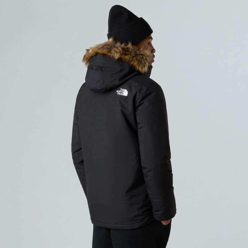 Herren Daunenjacke The North Face Zaneck schwarz/schwarz 3