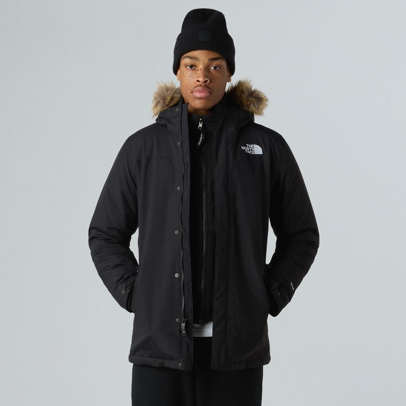 Herren Daunenjacke The North Face Zaneck schwarz/schwarz 4