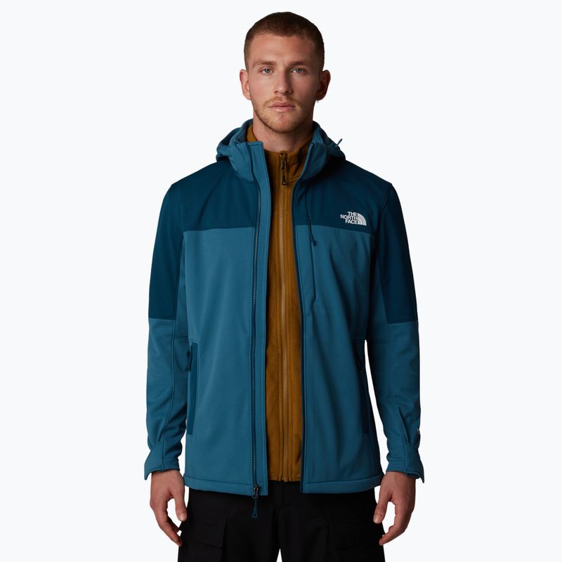 Softshell Jacke Herren The North Face Diablo Softshell Detachable Hood midnight petrol/mallard 4