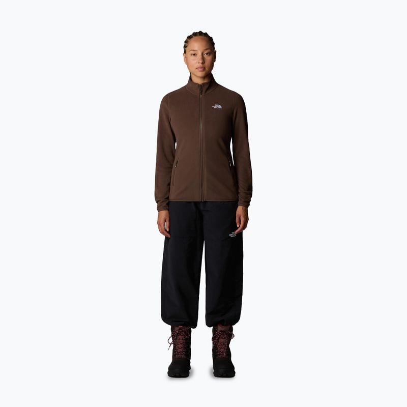 The North Face Frauen 100 Glacier FZ rauchbraunes Sweatshirt 2