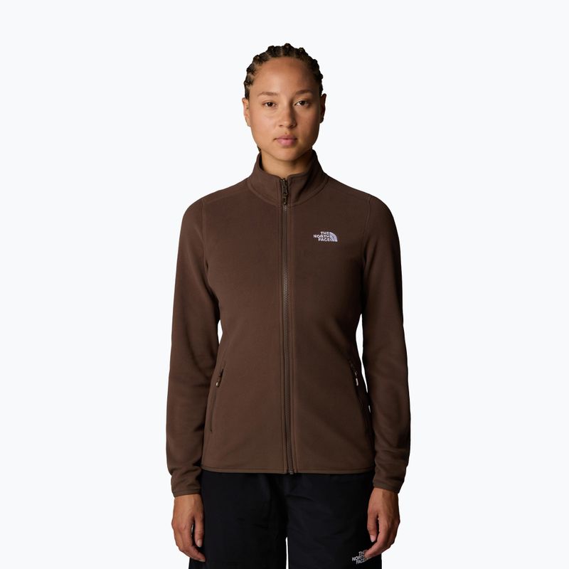 The North Face Frauen 100 Glacier FZ rauchbraunes Sweatshirt 4