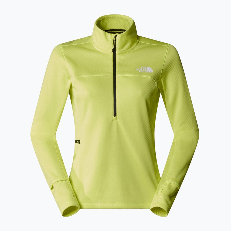 Frauen laufen Sweatshirt The North Face Winter Warm Pro 1/4 Zip Firefly gelb 4