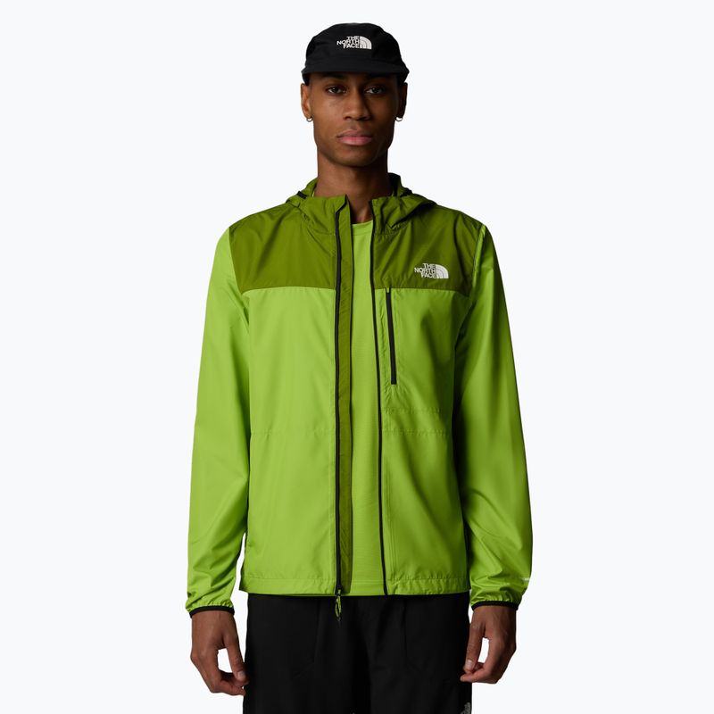 Men's The North Face Higher Run Wind Wiese Gras/Eiche grün Laufjacke 4