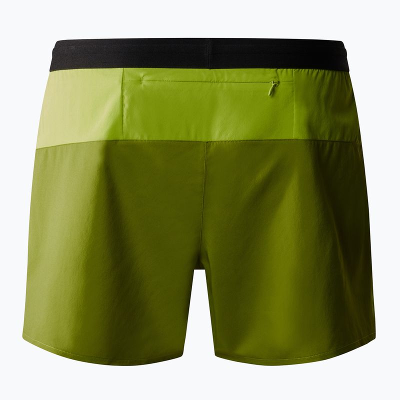 Herren The North Face Breeze 5" Wiese Gras/Eiche grün Laufshorts 5