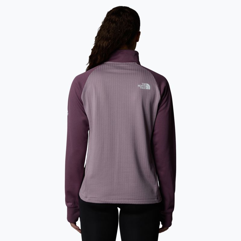 Women's The North Face Mountain Athletics Fleece 1/4 Zip Mitternacht lila / lila Kreide Sweatshirt 3