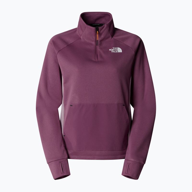 Women's The North Face Mountain Athletics Fleece 1/4 Zip Mitternacht lila / lila Kreide Sweatshirt 4