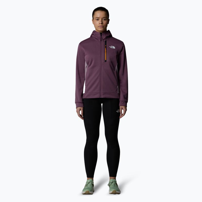 Women's The North Face Mountain Athletics FZ Fleece Mitternacht lila / lila Kreide Sweatshirt 2