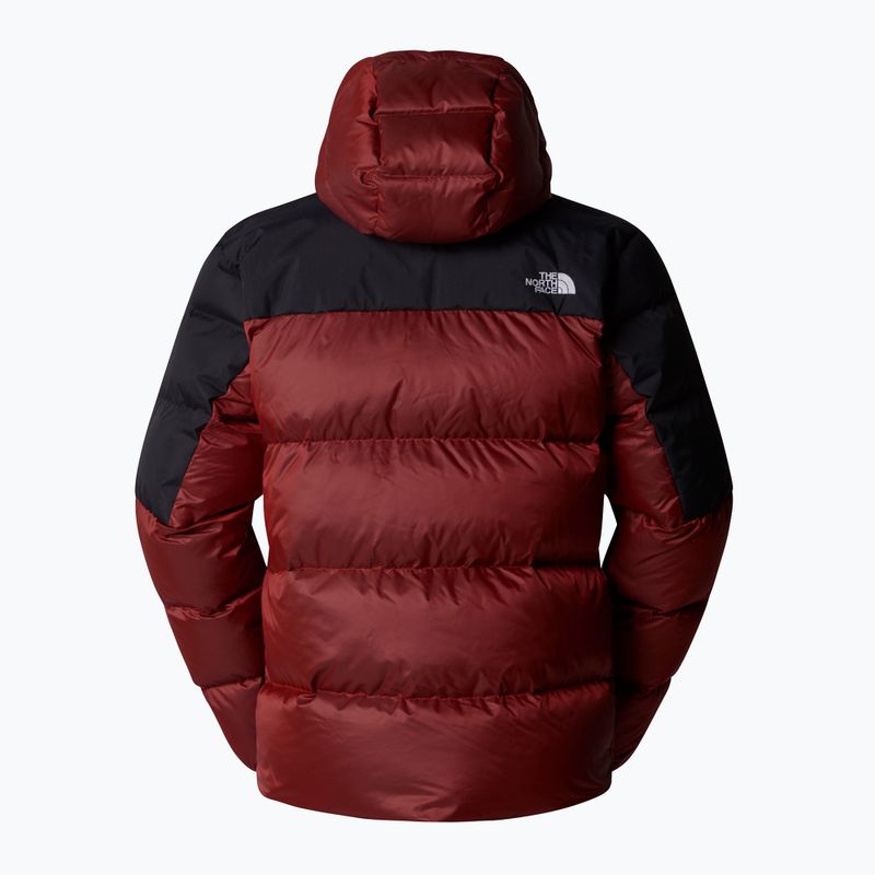 Herren Daunenjacke The North Face Diablo Down 2.0 Hoodie hohes Risiko rot/schwarz heather 6