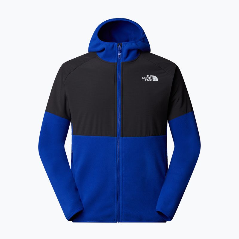 Herren The North Face Glacier Heavyweight Full Zip HD Sweatshirt blau/asphaltgrau