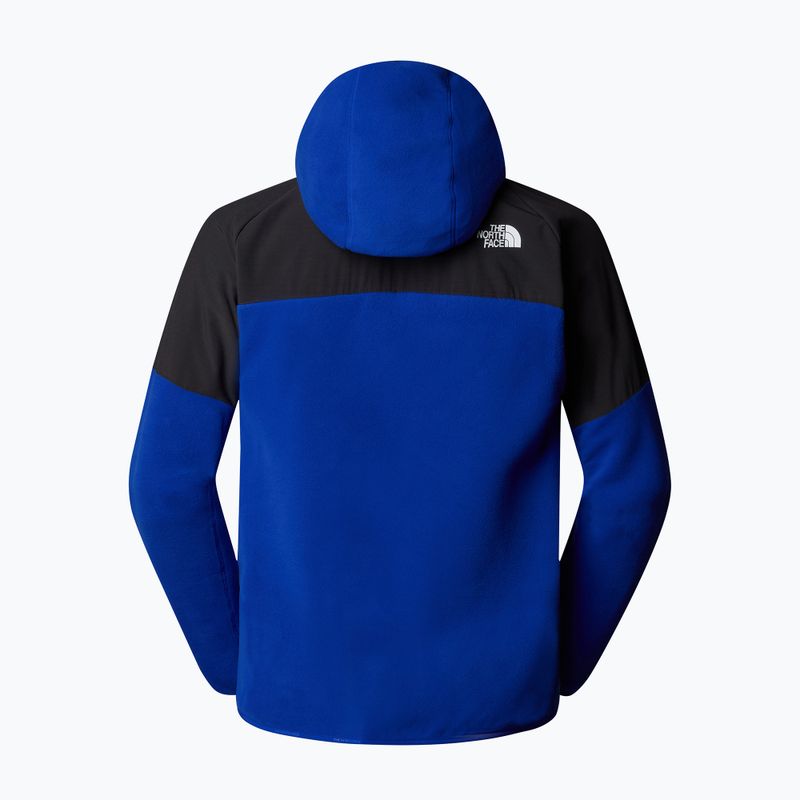 Herren The North Face Glacier Heavyweight Full Zip HD Sweatshirt blau/asphaltgrau 2