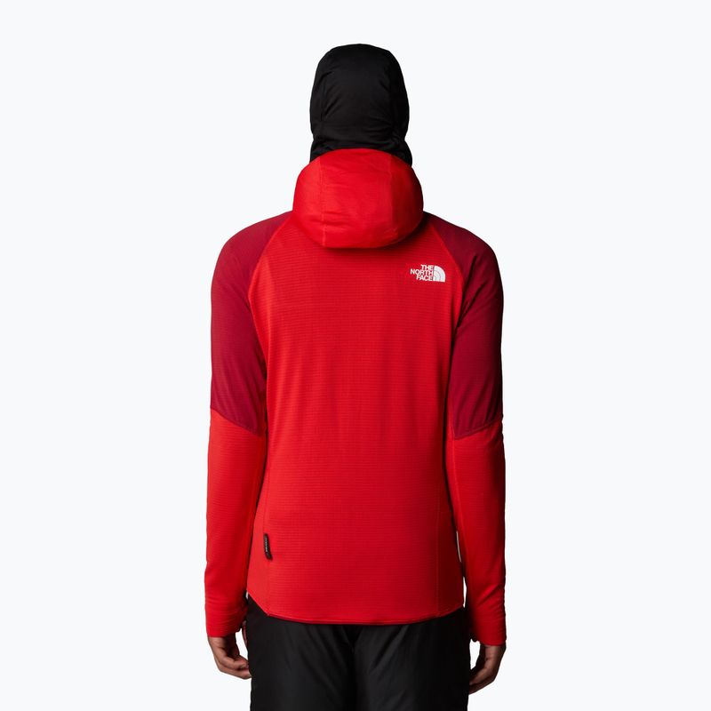 Herren The North Face Bolt Polartec Hoodie hohes Risiko rot/Granatrot 3