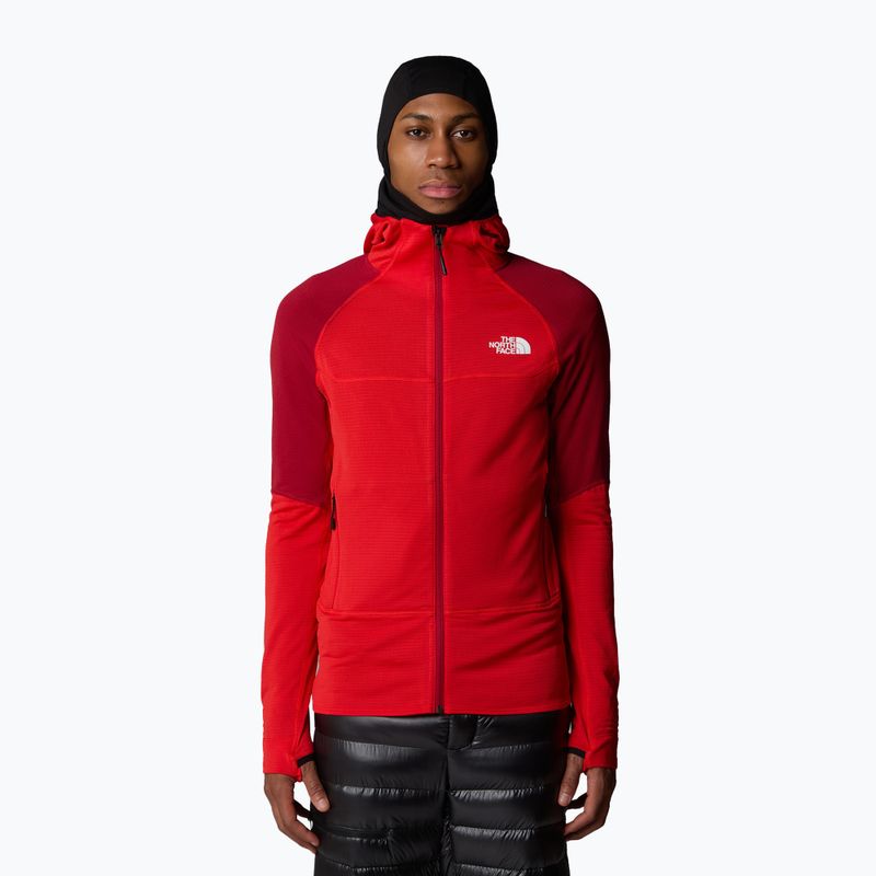 Herren The North Face Bolt Polartec Hoodie hohes Risiko rot/Granatrot 4