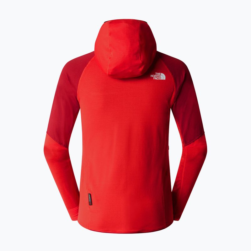 Herren The North Face Bolt Polartec Hoodie hohes Risiko rot/Granatrot 6