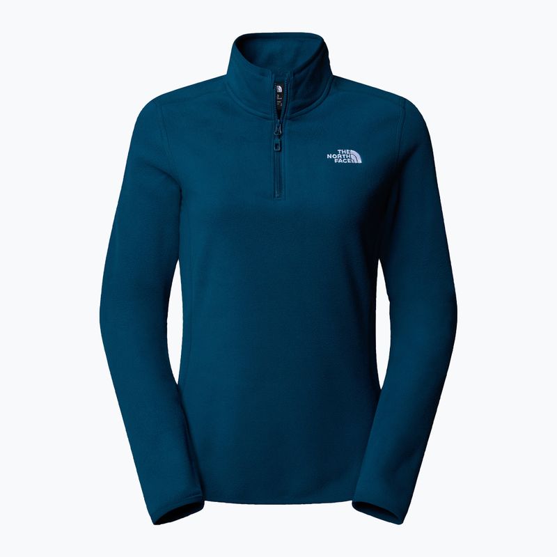 Damen Sweatshirt The North Face 100 Glacier 1/4 Zip midnight petrol 4