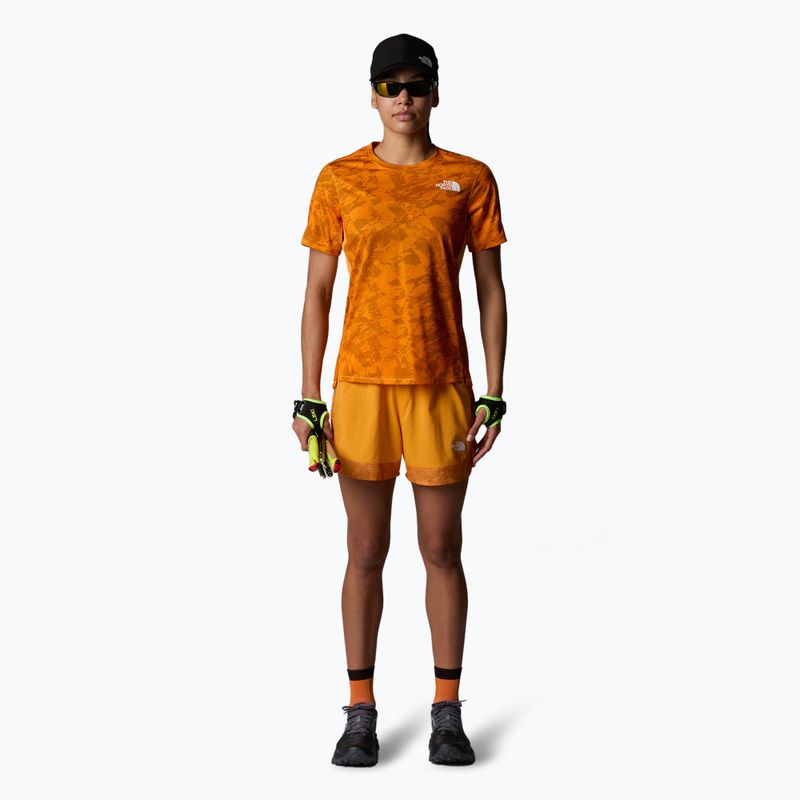 Damen Laufshorts The North Face Sunriser 4" apricot Glasur Berg 2