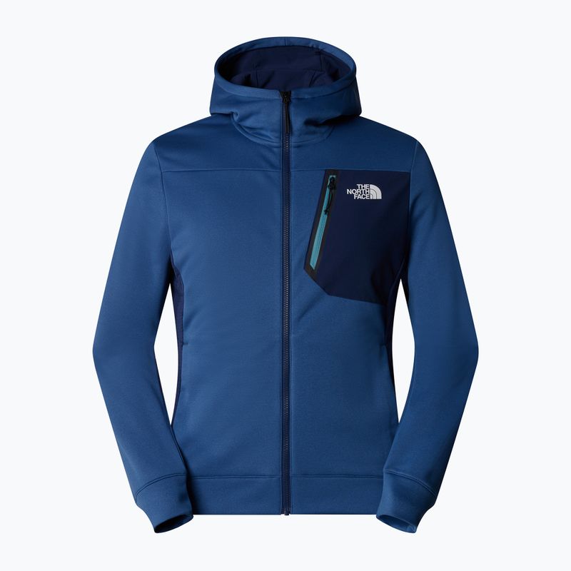 Herren The North Face Mountain Athletics Full Zip Fleece-Sweatshirt schattigen blau / Gipfel navy 5