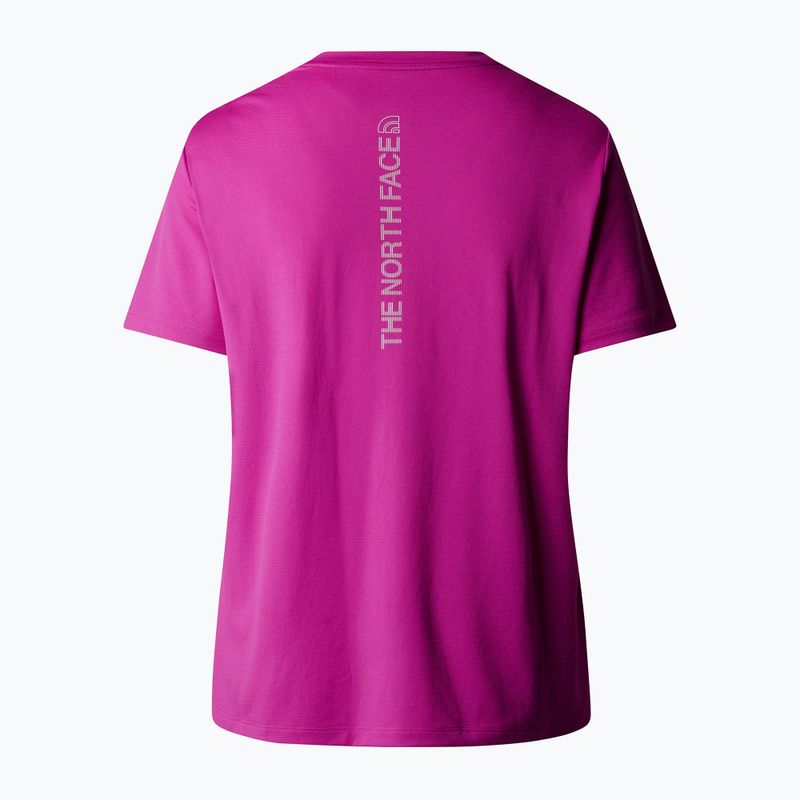 Damen-Trekking-T-Shirt The North Face Flex Grafik tief mulberry 5