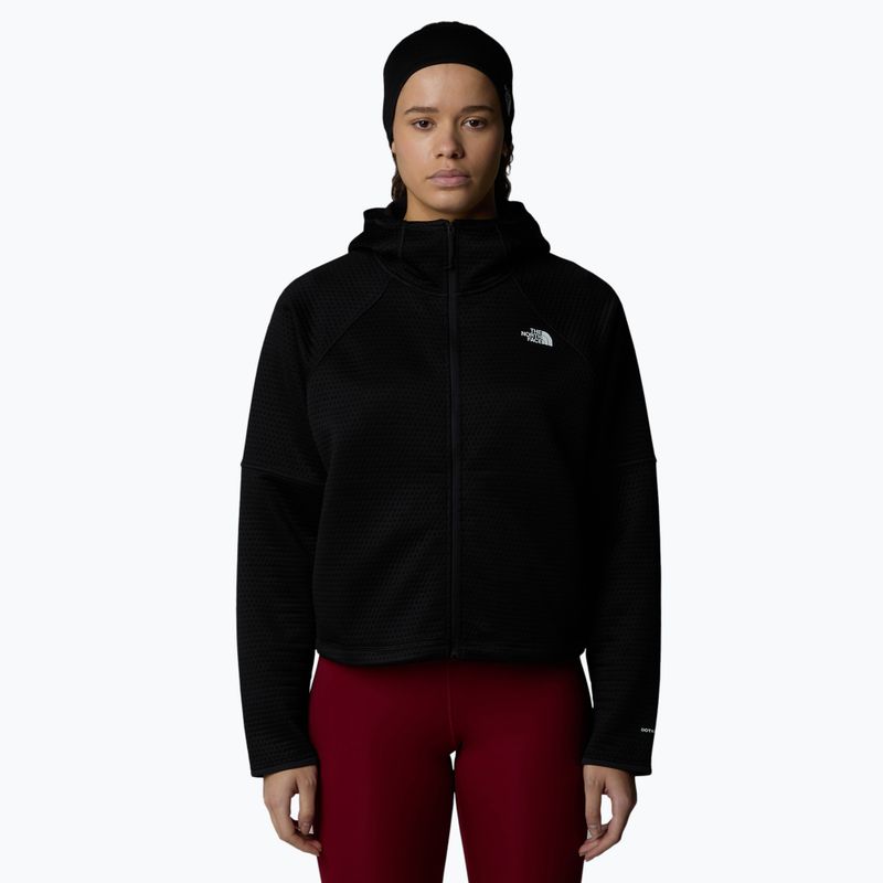 Damen-Trekking-Sweatshirt The North Face Vertical Thermal FZ Hoodie schwarz