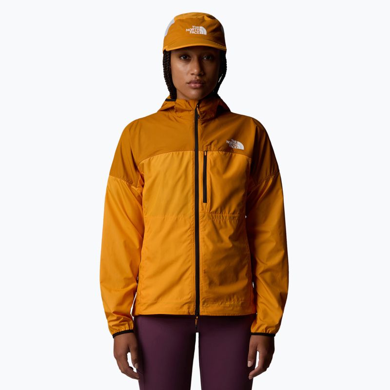 Damen Laufjacke The North Face Higher Run Wind apricot glaze/iron citrus