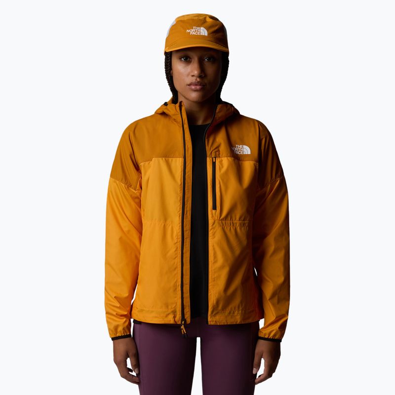 Damen Laufjacke The North Face Higher Run Wind apricot glaze/iron citrus 4