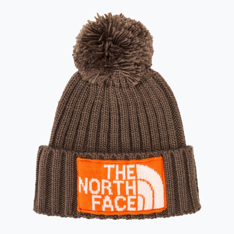Herren Wintermütze The North Face Heritage Ski Tuke rauchbraun/orange