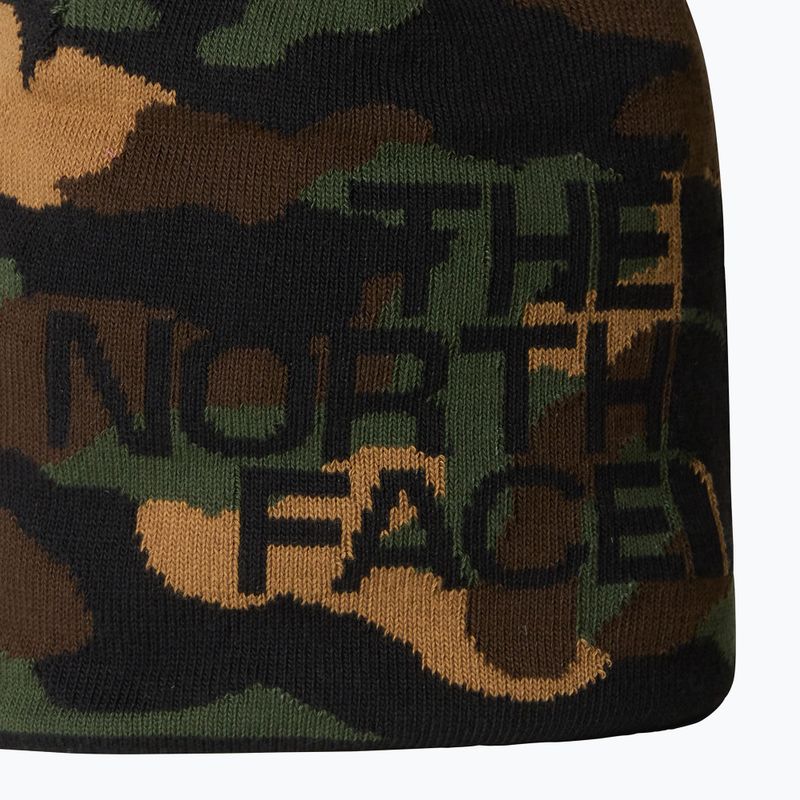 Herren Wintermütze The North Face Reversible Highline schwarz camo print 3