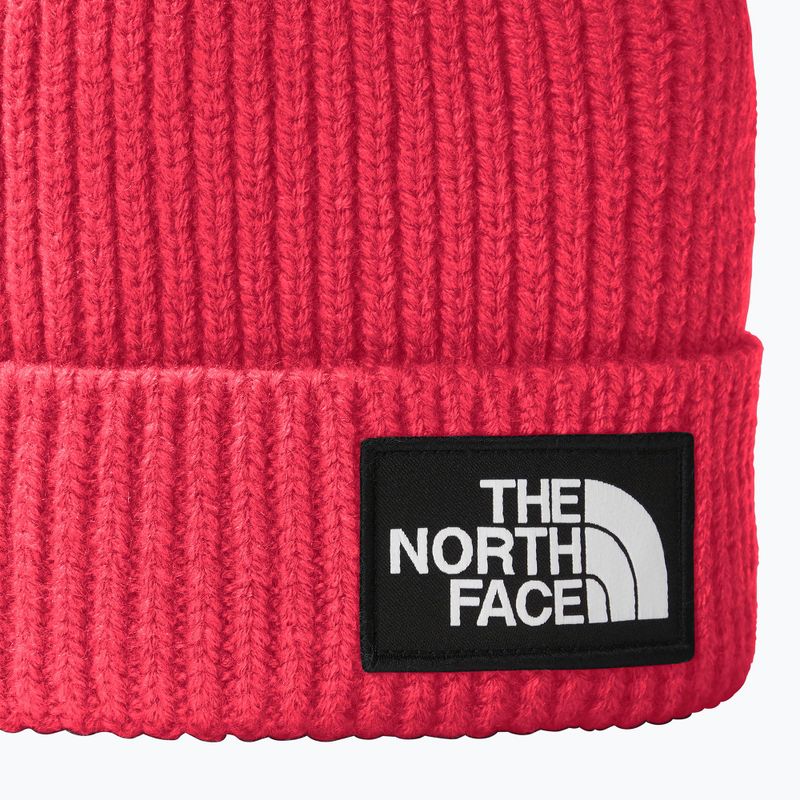 Kinder-Trekkingmütze The North Face TnF Box Logo Cuffed strahlender Mohn 2