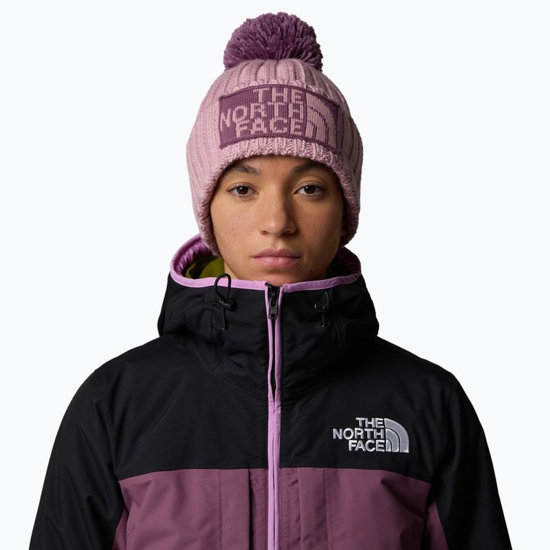 Herren-Wintermütze The North Face Heritage Ski Tuke mauve/midnight mauve 4