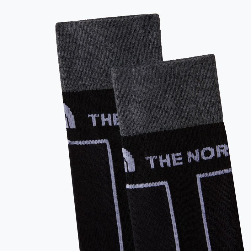 Herren The North Face Resort Skisocken schwarz/monument grau 2