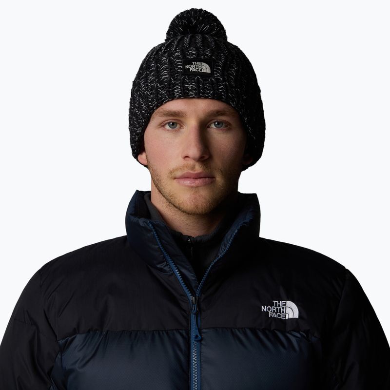 Herren Wintermütze The North Face Cozy Chunky Cabin schwarz/weiß dune 3