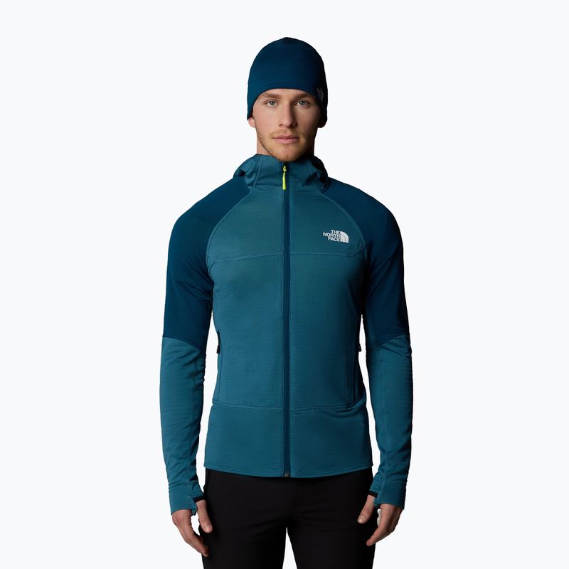 Herren The North Face Bolt Polartec Hoodie Stockente blau/Midnight petrol 4