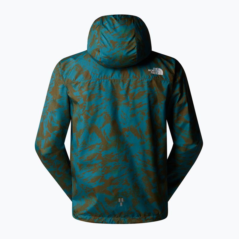 Herren The North Face Higher Run Wind algenblaue Berglaufjacke 5