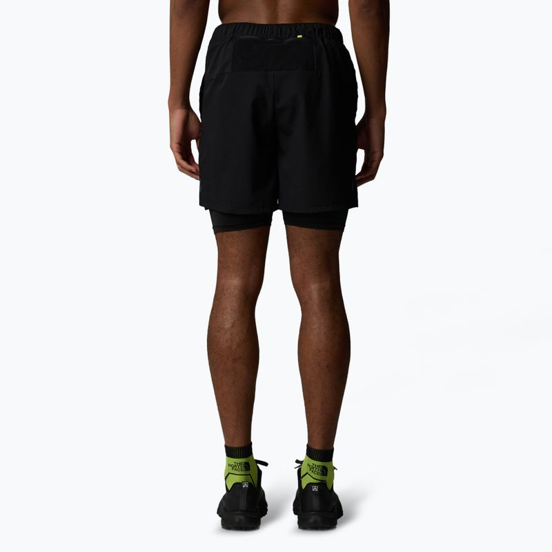 Herren Laufshorts The North Face Sunriser 2IN1 6" tnf black/tnf black traverse print 3