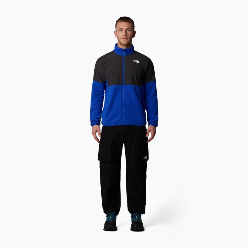 Herren The North Face Glacier Heavyweight Full Zip Sweatshirt blau/asphaltgrau 2