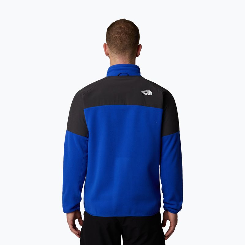 Herren The North Face Glacier Heavyweight Full Zip Sweatshirt blau/asphaltgrau 3