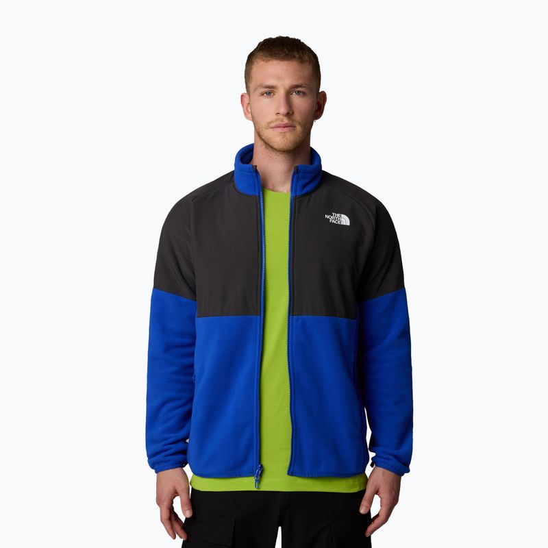 Herren The North Face Glacier Heavyweight Full Zip Sweatshirt blau/asphaltgrau 4