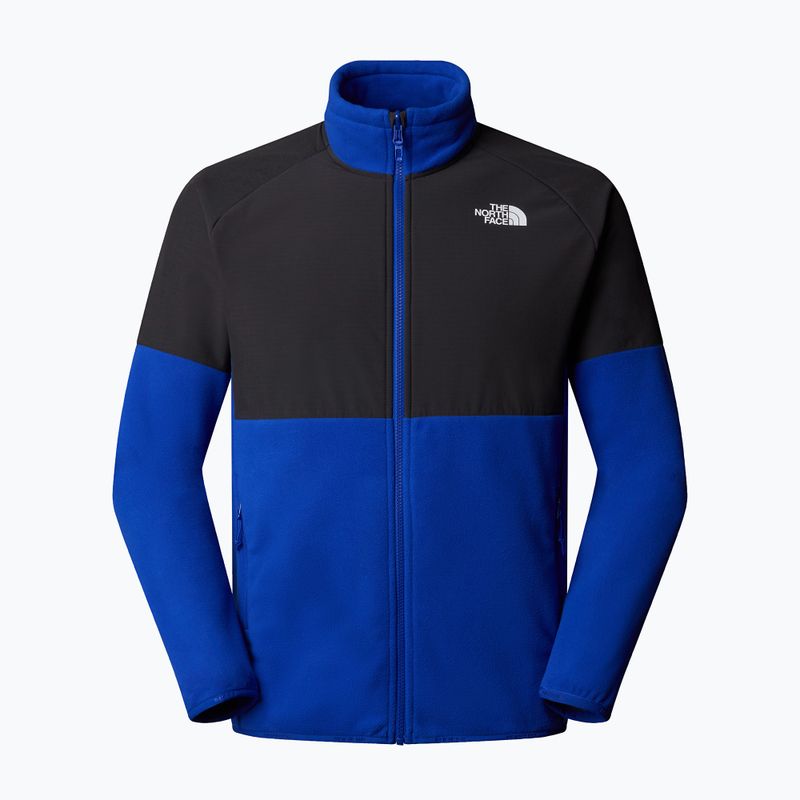 Herren The North Face Glacier Heavyweight Full Zip Sweatshirt blau/asphaltgrau 5