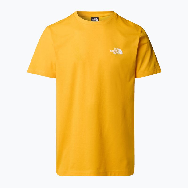 Männer The North Face einfache Kuppel Tee Gipfel Gold T-Shirt 4
