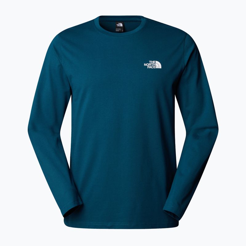 Herren-Langarmhemd The North Face Simple Dome Mitternacht petrol 4