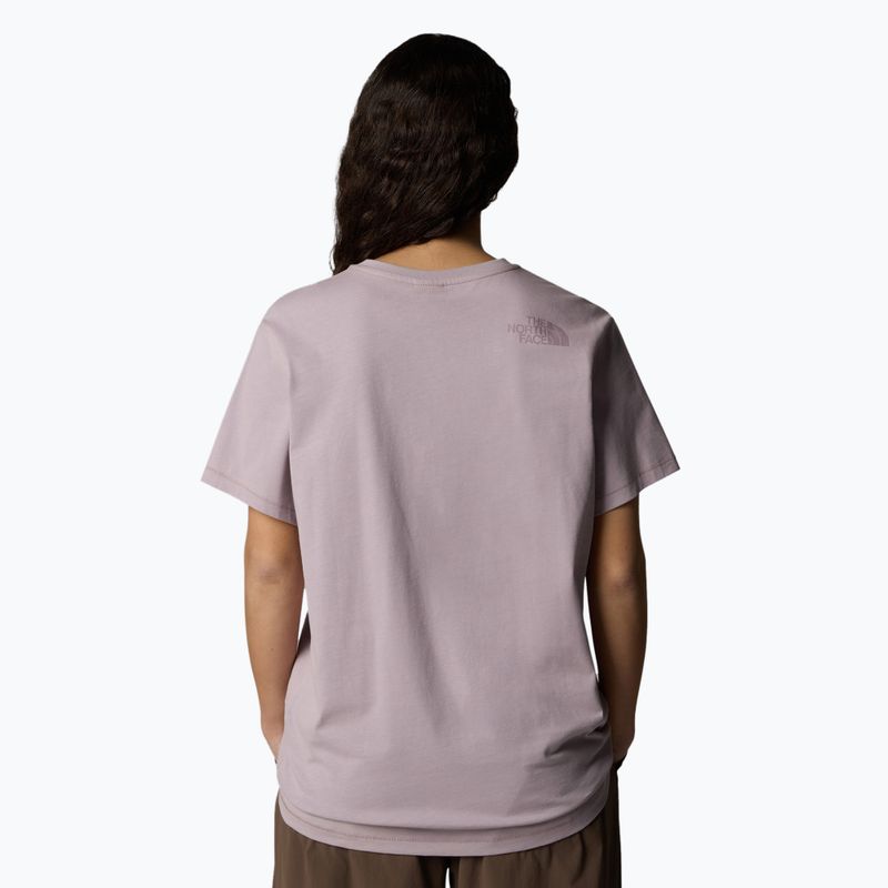 The North Face Natural Dye Damen-T-Shirt lila Kreide natürlichen Farbstoff 3