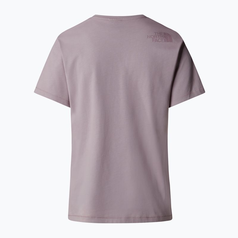 The North Face Natural Dye Damen-T-Shirt lila Kreide natürlichen Farbstoff 5