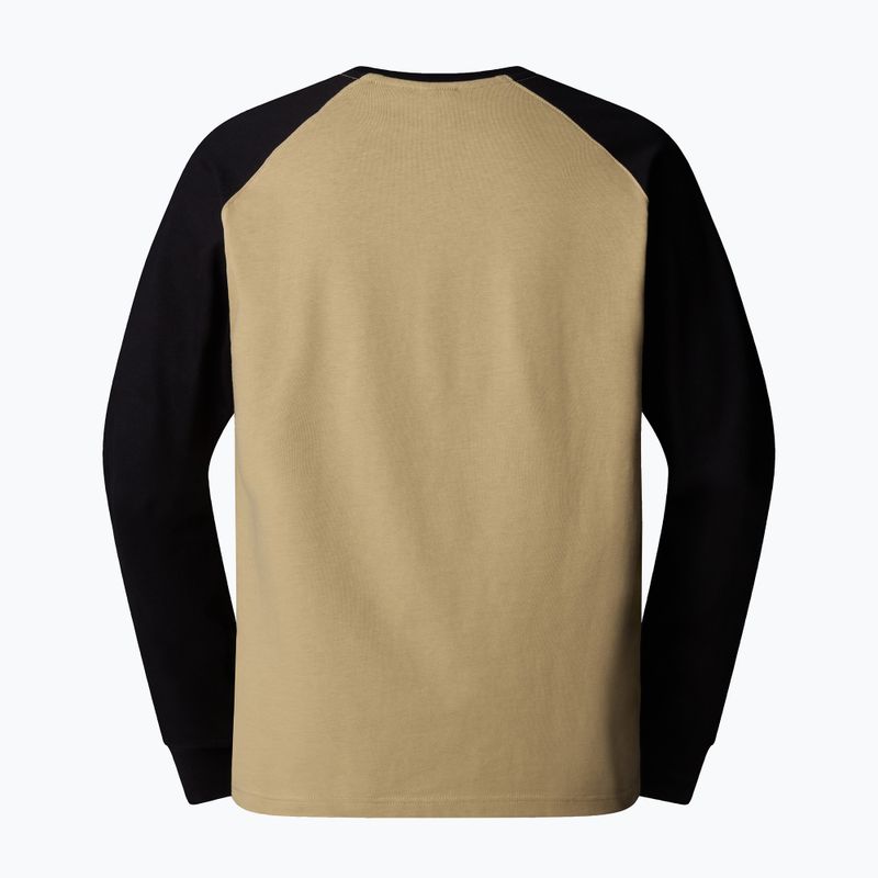 Herren The North Face Heritage khaki Stein/schwarz Longsleeve 2