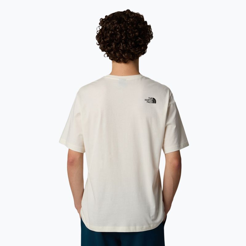 Herren The North Face Varsity Grafik weiß dune t-shirt