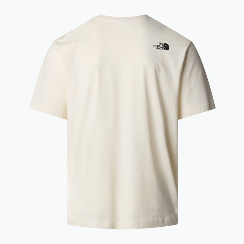 Herren The North Face Varsity Grafik weiß dune t-shirt