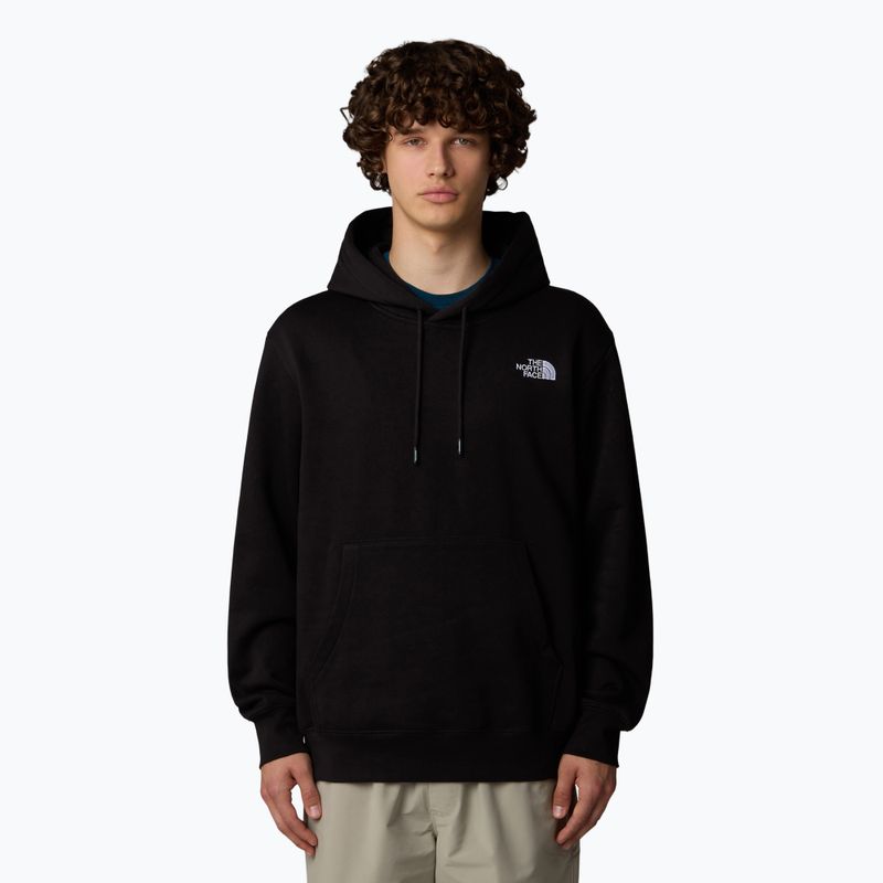 Herren The North Face Essential Relaxed Hoodie schwarz